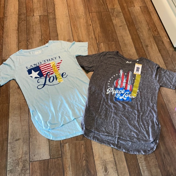 Royce Brand sz M two t-shirt bundle American Pride both NWT - Picture 1 of 9